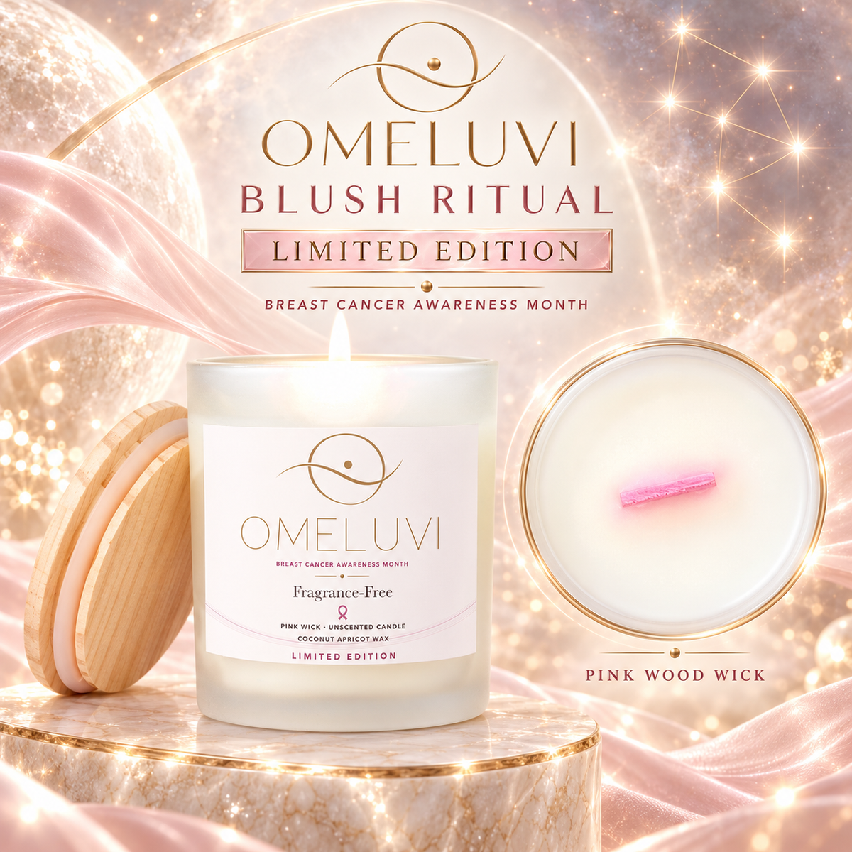 OMELUVI Blush Ritual Candle (Limited Edition)