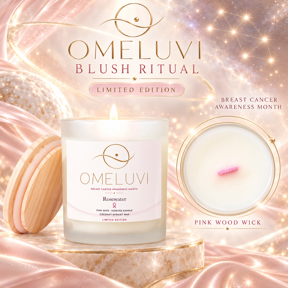 OMELUVI Blush Ritual Candle (Limited Edition)