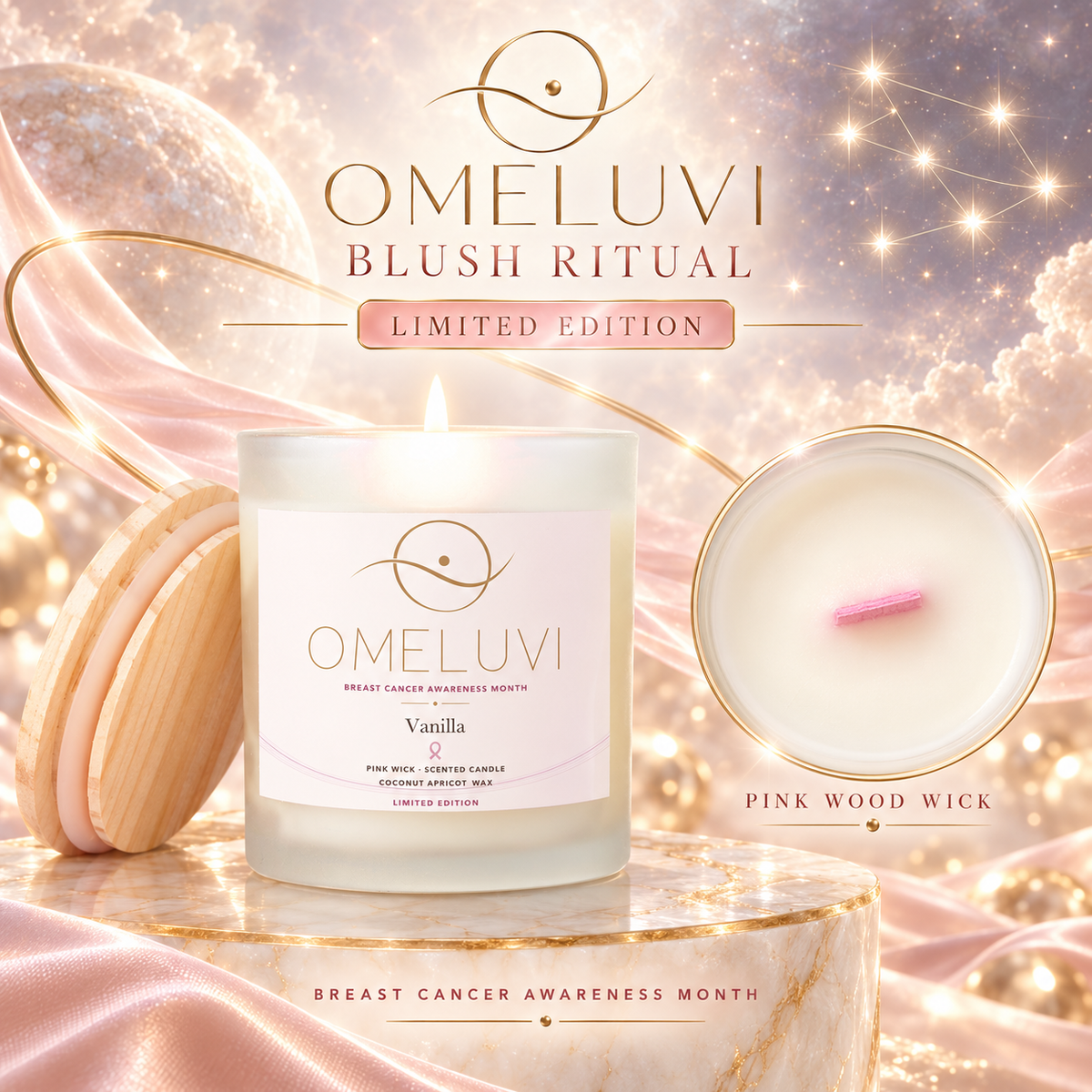 OMELUVI Blush Ritual Candle (Limited Edition)